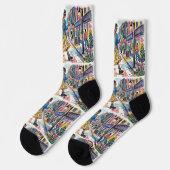 BRIGHTSOCKS 64 SOCKEN (Linkes Detail)