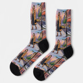 BRIGHTSOCKS 68 SOCKEN (Linkes Detail)