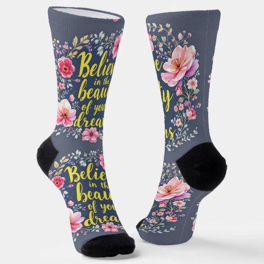 BrightSocks RANDOPIX Believe In Your Dreams 039490 Socken (Gewinkelt)