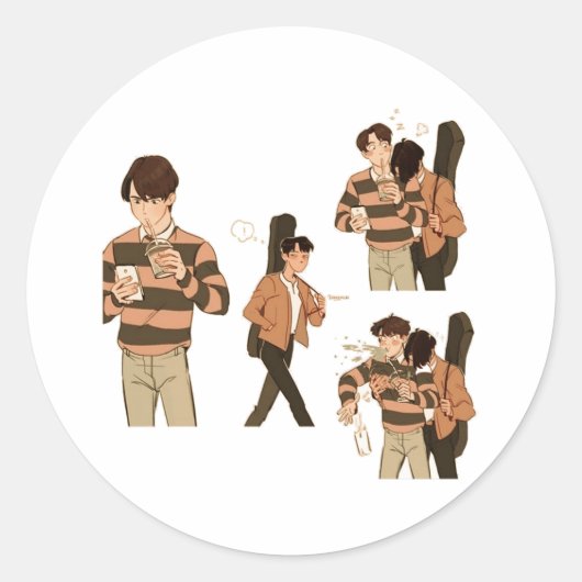 Brightwin Runder Aufkleber (Vorderseite)