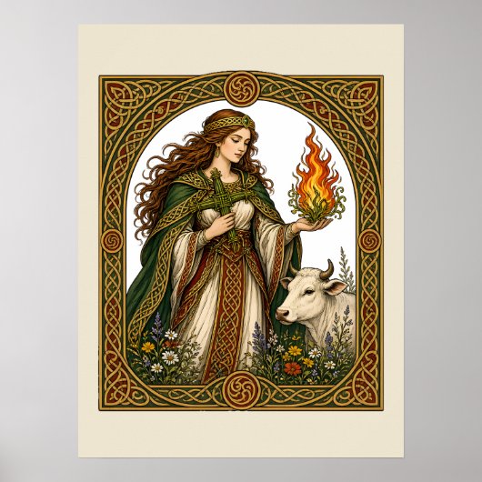 Brigid der Flamme Poster (Vorne)