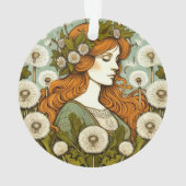 Brigid Goddess Dandelion Ornament (Rückseite)