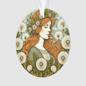 Brigid Goddess Dandelion Ornament (Vorderseite)