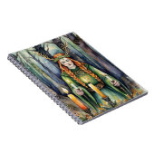 Brigid Imbolc Candlelight Forest Celtic Wiccan Notizblock (Rechte Seite)