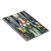 Brigid Imbolc Candlelight Forest Celtic Wiccan Notizblock (Rechte Seite)