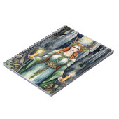 Brigid Imbolc Candlelight Forest Celtic Wiccan Notizblock (Linke Seite)