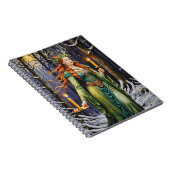 Brigid Imbolc Candlelight Forest Celtic Wiccan Notizblock (Rechte Seite)