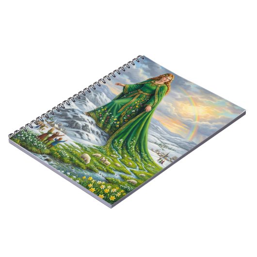 Brigid’s Mantle (Bringing the Spring) Notizblock (Linke Seite)