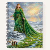 Brigid’s Mantle (Bringing the Spring) Notizblock (Vorderseite)