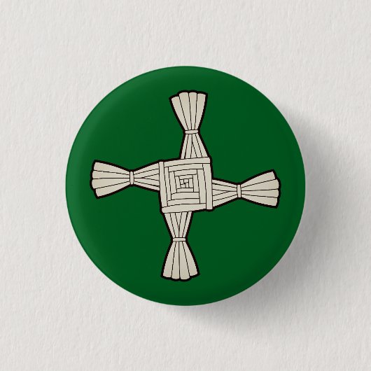 Brigidenskreuz Button (Vorderseite)