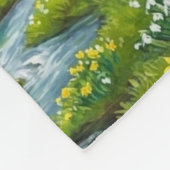 Brigids Mantel (Frühling bringen) Fleecedecke (Ecke)