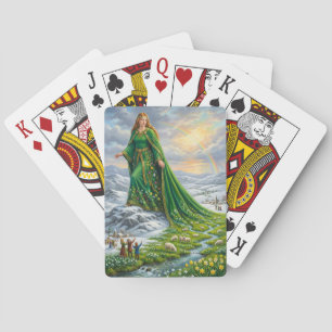 Brigids Mantel (Frühling bringen) Spielkarten