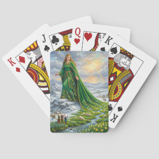 Brigids Mantel (Frühling bringen) Spielkarten