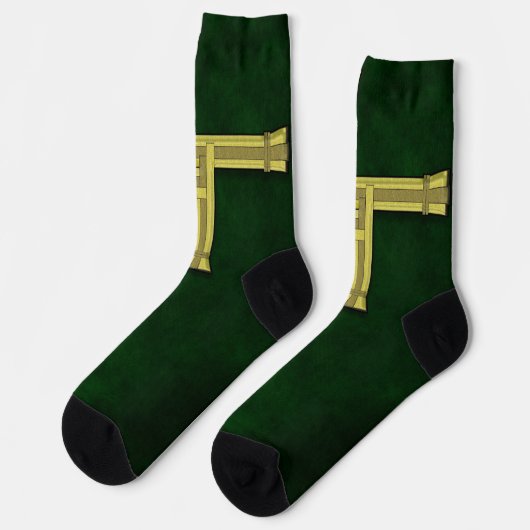 Brigids Segen Socken (Linkes Detail)