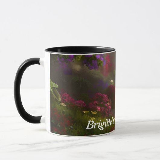 Brigittes Morgentee Personalisiert anpassbar Tasse (Links)
