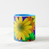 Brihell Colored Daises Zweifarbige Tasse (Mittel)