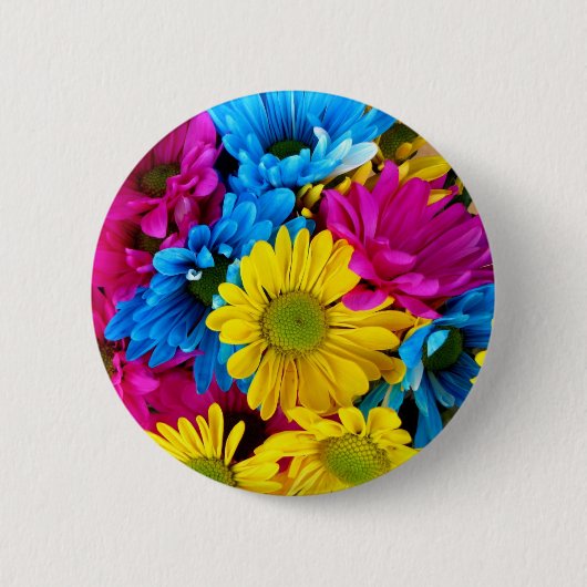 Brihell Colored Daisies Button (Vorderseite)