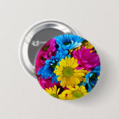 Brihell Colored Daisies Button (Vorne & Hinten)