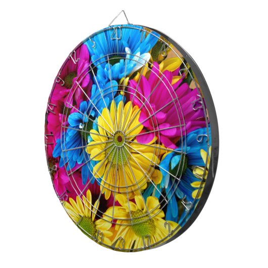 Brihell Colored Daisies Dartscheibe (Vorderseite rechts)