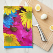 Brihell Colored Daisies Geschirrtuch (Viertel Falte)