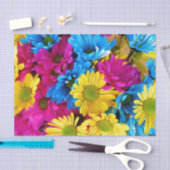 Brihell Colored Daisies Seidenpapier (Handwerk)