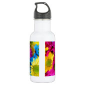Brihell Colored Daisies Trinkflasche (Rückseite)