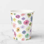Brihell Colored Daisy Pappbecher (Rückseite)