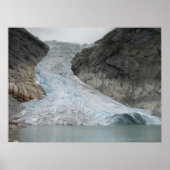 Brikdalsbreen Glacier Poster (Vorne)