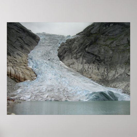 Brikdalsbreen Glacier Poster (Vorne)
