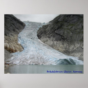 Brikdalsbreen Gletscher Poster