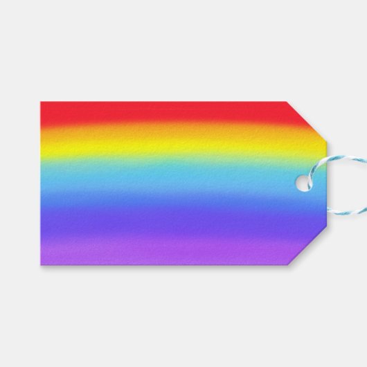 Brillant/blasser Regenbogen durch aufstrebende Dov Geschenkanhänger (Vorderseite (Horizontal))