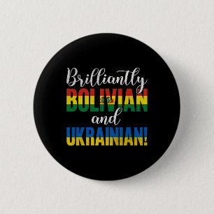Brillant bolivianisch und ukrainisch gemischte Nat Button
