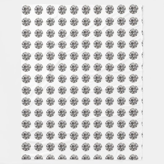Brillant Round Diamond Fleecedecke (Vorderseite)