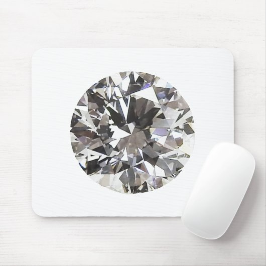 Brillant Round Diamond Mousepad (Mit Mouse)