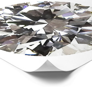 Brillant Round Diamond Poster