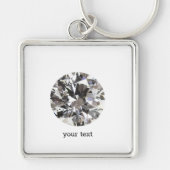 Brillant Round Diamond Schlüsselanhänger (Vorne)