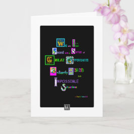 Brillant verschleierte Grußkarte Karte