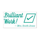 "Brillante Arbeit!" Briefmarke für die Einstufung Permastempel (Design)