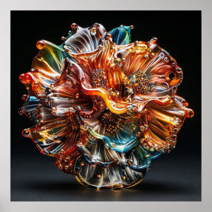 Brillante Blume Poster
