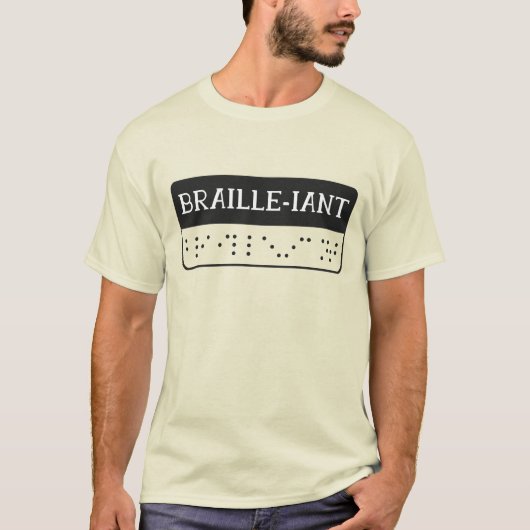 Brillante Braille-Sprache wunderbarer T - Shirt (Vorderseite)
