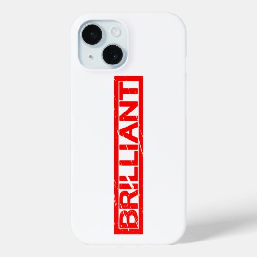 Brillante Briefmarke Case-Mate iPhone Hülle (Rückseite)