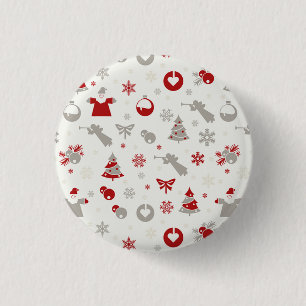 Brillante Coole Weihnachtsschmuck Button