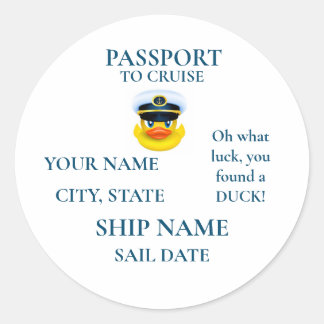 Brillante Entenkleber - Für die beste Entenjagd! Runder Aufkleber