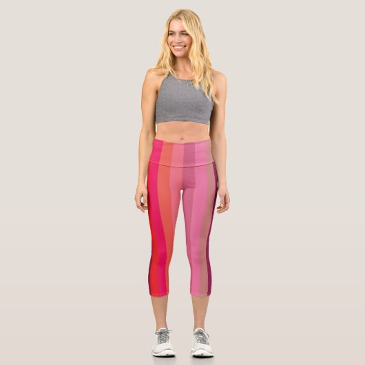 Brillante Farben 1 Capri Leggings (Vorderseite)