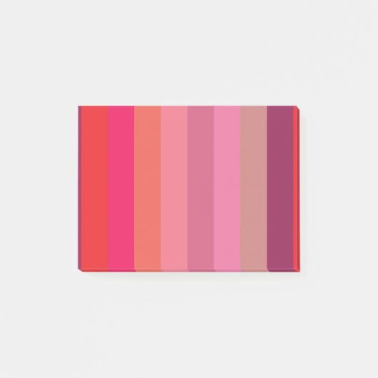 Brillante Farben 1 Post-it Klebezettel (Vorderseite)