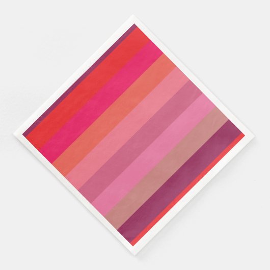 Brillante Farben 1 Serviette (Ecke)