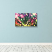 Brillante Feuerwerke Leinwanddruck (Insitu (Holzboden))