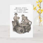 Brillante Frauen Karte (Gelbe Blume)