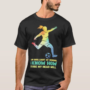 Brillante Fußball-Mädchen Kinder und Frauen Fußbal T-Shirt