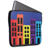Brillante Gebäude Laptop Sleeve (Vorne Rechts)